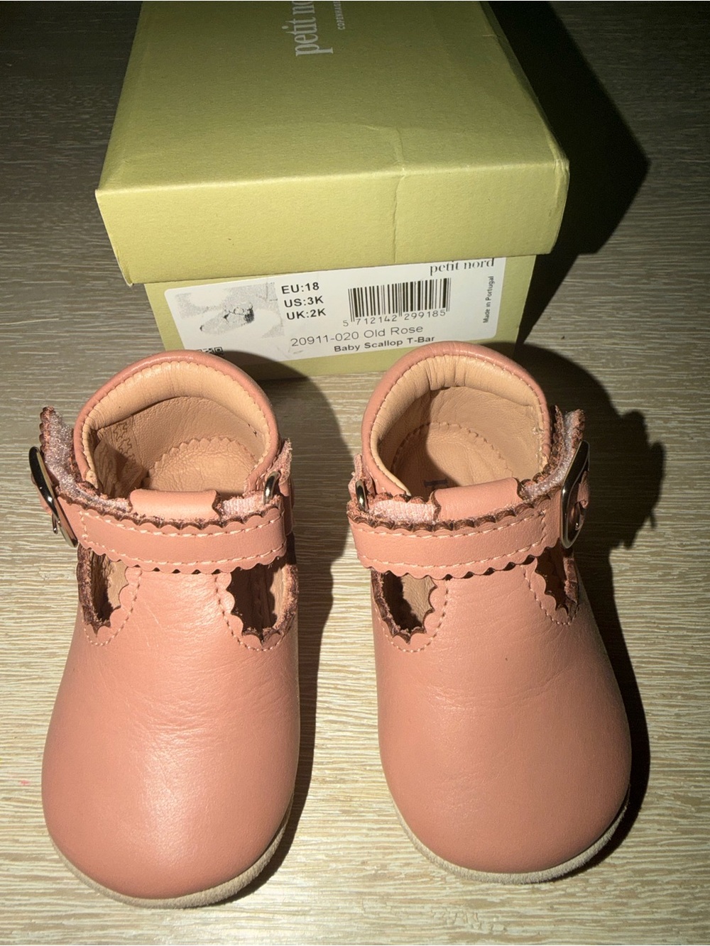 Petit Nord Copenhagen Pink Baby Shoe size EU18/US3k/UK 2k